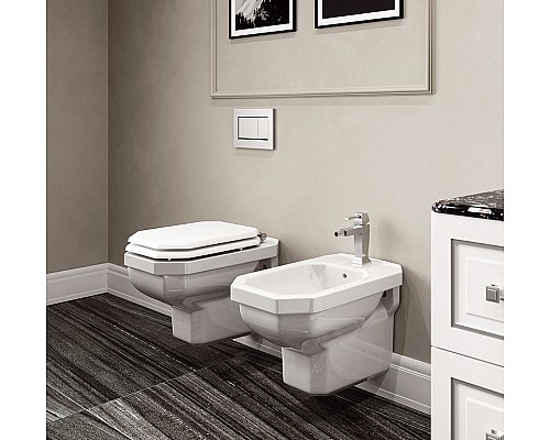 Биде Caprigo Tempo 4704 подвесное Белое