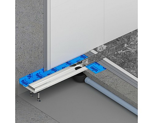 Душевой лоток Timo Drain System 60 DS230206/00 с решеткой Хром  / под плитку