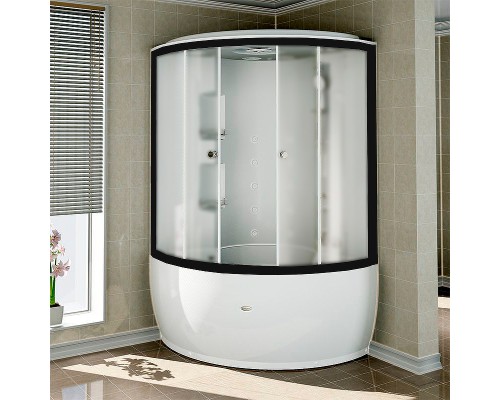 Душевой бокс Radomir Лаура К1 128x128 1-04-6-0-4-0881 с баней с гидромассажем