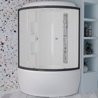 Душевой бокс Radomir Лаура К1 128x128 1-04-6-0-4-0860 с баней с гидромассажем