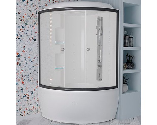 Душевой бокс Radomir Лаура К1 128x128 1-04-6-0-4-0860 с баней с гидромассажем