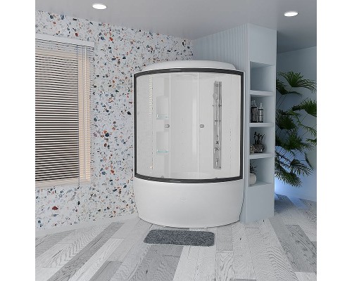 Душевой бокс Radomir Лаура К1 128x128 1-04-6-0-4-0860 с баней с гидромассажем