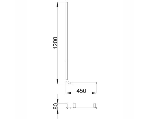 Поручень Nofer Santorini 16345.B Хром