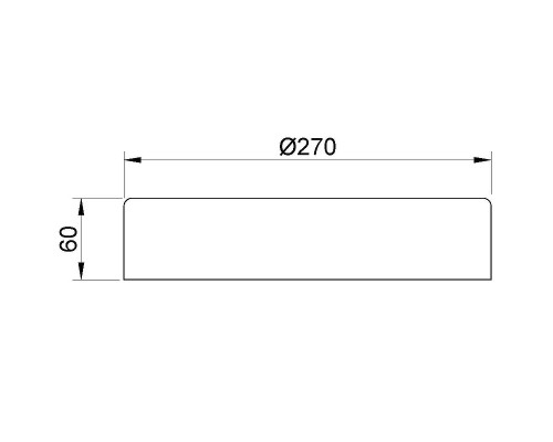 Крышка для мусорного ведра Nofer Black 14029.N Черная