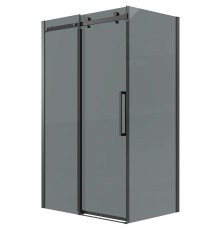 Душевой уголок Grossman Classic 100х90 120.K33.04.1090.21.10 профиль Черный матовый стекло тонированное