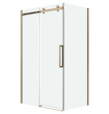 Душевой уголок Grossman Classic 110х80 120.K33.04.1180.32.00 профиль Золото сатин стекло прозрачное