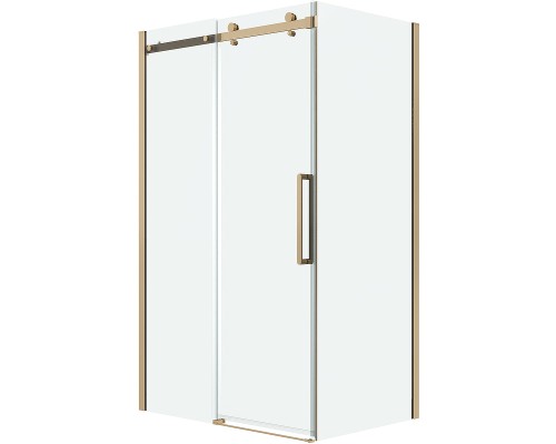 Душевой уголок Grossman Classic 110х80 120.K33.04.1180.32.00 профиль Золото сатин стекло прозрачное