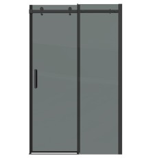 Душевая дверь Grossman Classic 100 100.K33.04.100.21.10 профиль Черный матовый стекло тонированное