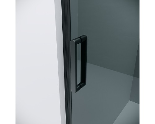 Душевая дверь Grossman Classic 100 100.K33.04.100.21.10 профиль Черный матовый стекло тонированное