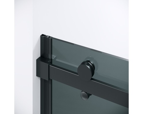 Душевая дверь Grossman Classic 100 100.K33.04.100.21.10 профиль Черный матовый стекло тонированное
