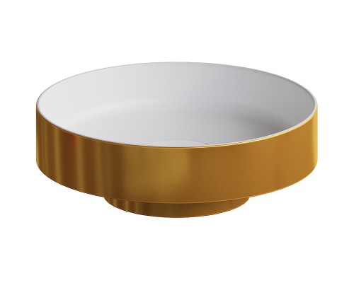 Раковина-чаша Boheme Corian 40 Золото матовое