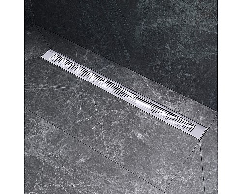 Душевой лоток AM.PM PrimeFlow 80 W02SC-P11-080-01SB с решеткой Хром матовый Cut Gradient