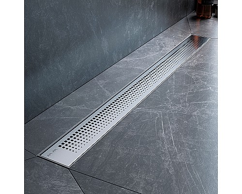 Душевой лоток AM.PM PrimeFlow 80 W02SC-P11-080-01SB с решеткой Хром матовый Cut Gradient