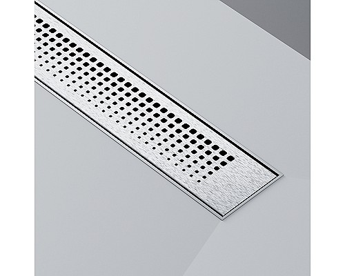 Душевой лоток AM.PM PrimeFlow 80 W02SC-P11-080-01SB с решеткой Хром матовый Cut Gradient