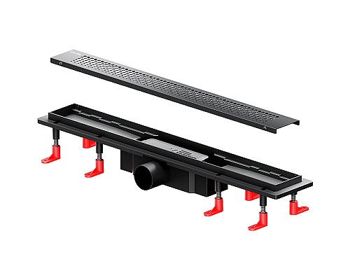 Душевой лоток AM.PM PrimeFlow 60 W02SC-P11-060-01BM с Черной матовой решеткой Cut Gradient