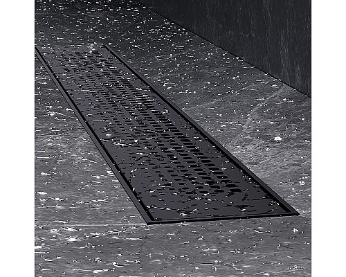 Душевой лоток AM.PM PrimeFlow 60 W02SC-P11-060-01BM с Черной матовой решеткой Cut Gradient