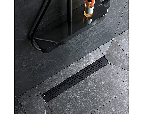 Душевой лоток AM.PM PrimeFlow 60 W02SC-P11-060-01BM с Черной матовой решеткой Cut Gradient