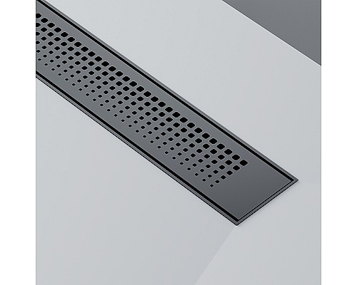 Душевой лоток AM.PM PrimeFlow 60 W02SC-P11-060-01BM с Черной матовой решеткой Cut Gradient