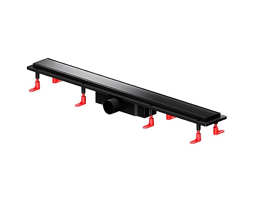 Душевой лоток AM.PM PrimeFlow 80 W02SC-U11-080-04BM с Черной матовой решеткой / под плитку Tile