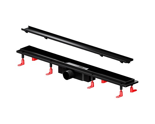 Душевой лоток AM.PM PrimeFlow 80 W02SC-U11-080-04BM с Черной матовой решеткой / под плитку Tile