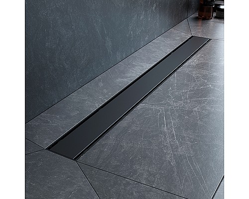 Душевой лоток AM.PM PrimeFlow 80 W02SC-U11-080-04BM с Черной матовой решеткой / под плитку Tile