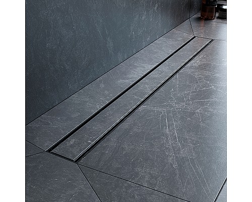 Душевой лоток AM.PM PrimeFlow 80 W02SC-U11-080-04BM с Черной матовой решеткой / под плитку Tile