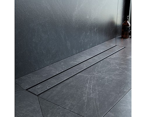 Душевой лоток AM.PM PrimeFlow 80 W02SC-U11-080-04BM с Черной матовой решеткой / под плитку Tile