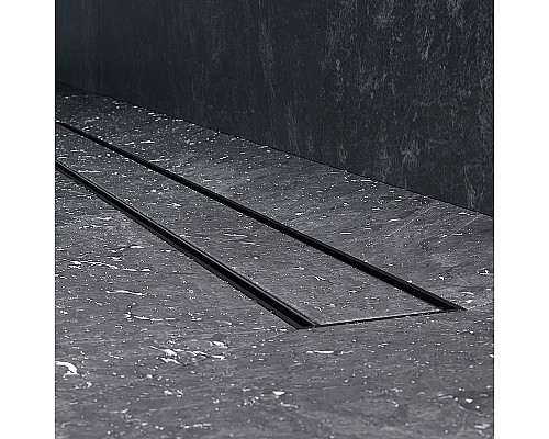 Душевой лоток AM.PM PrimeFlow 80 W02SC-U11-080-04BM с Черной матовой решеткой / под плитку Tile