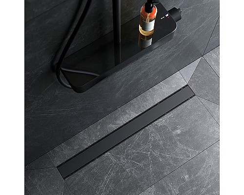 Душевой лоток AM.PM PrimeFlow 80 W02SC-U11-080-04BM с Черной матовой решеткой / под плитку Tile