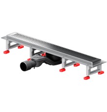 Душевой лоток AM.PM MasterFlow 60 W01SC-P11-060-01SB с решеткой Хром матовый Cut Gradient