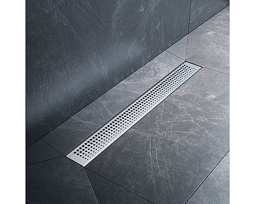 Душевой лоток AM.PM MasterFlow 60 W01SC-P11-060-01SB с решеткой Хром матовый Cut Gradient