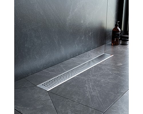 Душевой лоток AM.PM MasterFlow 60 W01SC-P11-060-01SB с решеткой Хром матовый Cut Gradient