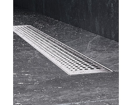 Душевой лоток AM.PM MasterFlow 60 W01SC-P11-060-01SB с решеткой Хром матовый Cut Gradient