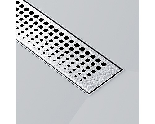 Душевой лоток AM.PM MasterFlow 60 W01SC-P11-060-01SB с решеткой Хром матовый Cut Gradient