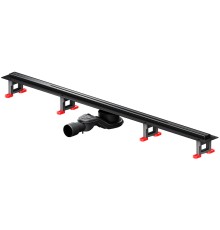 Душевой лоток AM.PM MasterFlow 100 с Черной матовой решеткой Slim line