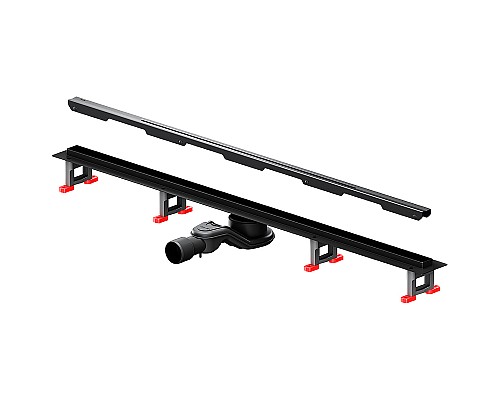 Душевой лоток AM.PM MasterFlow 100 W01SC-S11-100-05BM с Черной матовой решеткой Slim line