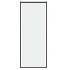 Душевая стенка Grossman Style 80 200.K33.05.80.21.00 профиль Черный матовый стекло прозрачное