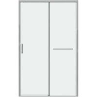 Душевая дверь Grossman Style 100 100.K33.05.100.10.00 профиль Хром стекло прозрачное