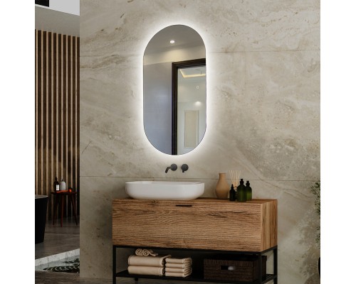 Зеркало Abber Kontur 55 AG6302S с подсветкой с сенсорным выключателем и диммером