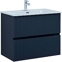 Тумба под раковину Aquanet Джейн 80 313302 подвесная Маренго