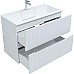 Тумба под раковину Aquanet Джейн 90 313287 подвесная Белая матовая