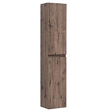 Шкаф пенал Aquanet Нота New 30 334195 подвесной Дуб веллингтон табак