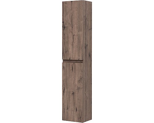 Шкаф пенал Aquanet Нота New 30 334195 подвесной Дуб веллингтон табак