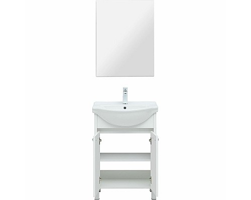 Тумба под раковину Aquanet Донна 60 294390 Белый глянец