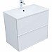 Тумба под раковину Aquanet Арт 75 313255 подвесная Белая матовая