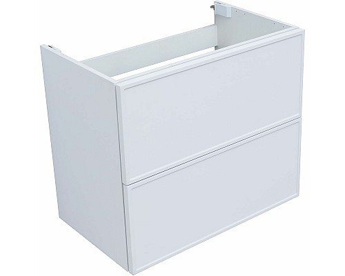 Тумба под раковину Aquanet Арт 75 313255 подвесная Белая матовая