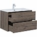 Тумба под раковину Aquanet Lino 80 Flat 287543 подвесная Дуб веллингтон