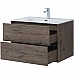 Тумба под раковину Aquanet Lino 80 Flat 287543 подвесная Дуб веллингтон