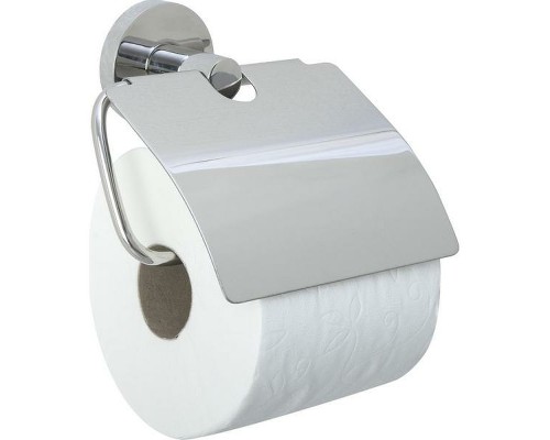 Держатель туалетной бумаги Nofer Niza 16858.B с крышкой Хром