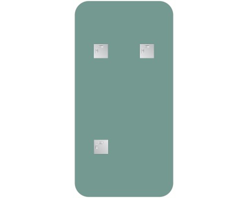 Зеркало Evoform Primary 100х50 BY 0129 со шлифованной кромкой